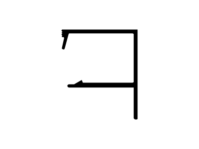 Contravidrio p/PF p/clip 25 mm.